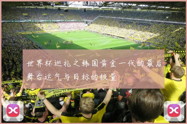 世界杯巡礼之韩国黄金一代的最后舞台运气与目标的较量